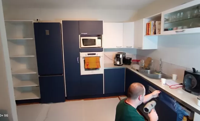 Pose et fourniture de films adhésifs 3M DINOC à Dardilly pour rénover une cuisine, Feurs, A POSE IT !