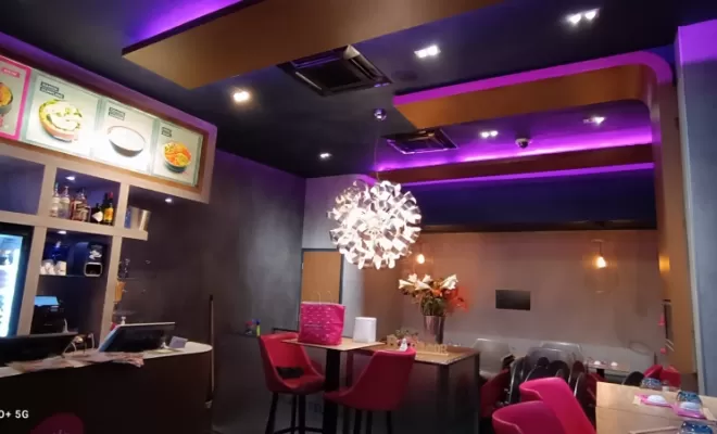 Pose et fourniture de films architecturaux pour la rénovation interieure d'un restaurant dans Lyon , Feurs, A POSE IT !